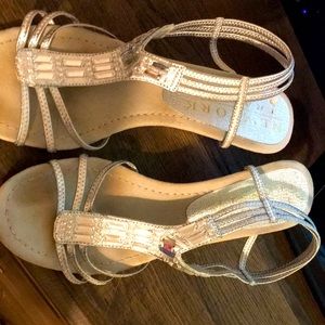 Silver New York transit wedges